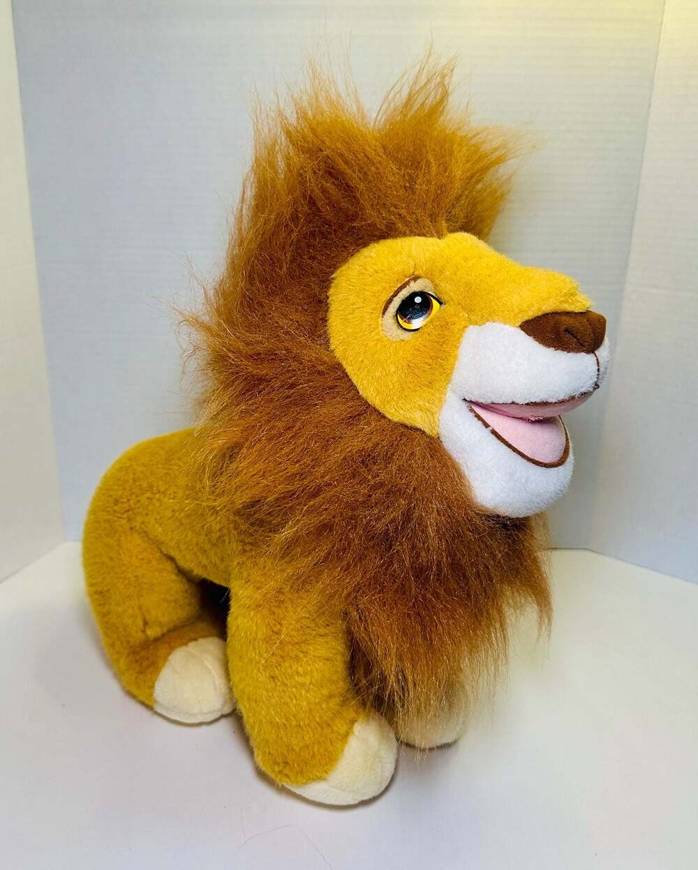 Vintage 1993 Disney The Lion King Mufasa Adult Simba Plush